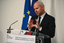 Le directeur général de la Santé, Jérôme Salomon, lors d'un point presse sur la crise du coronavirus, le 7 décembre 2020 à Paris.