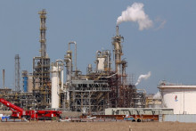 Une usine de pétrole au Koweït