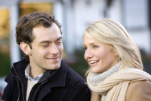 Jude Law et Cameron Diaz dans le film "The Holiday" (2006)