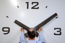 Une horloge (illustration)