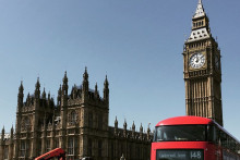 Une vue de Big Ben, à Londres