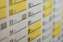 Un calendrier (illustration)