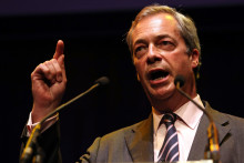 Nigel Farage, le leader du UKIP, le parti eurosceptique britannique