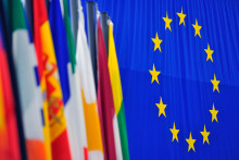 Les drapeaux de l'Union européenne