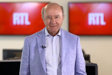 Olivier Mazerolle dans les studios de RTL