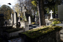 Le cimetière du Père Lachaise à Paris (illustration)