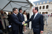 François Hollande et Nicolas Sarkozy étaient tous les deux présents pour cette cérémonie en hommage aux Harkis.