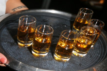 Des verres de cognac