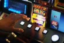 Une machine à sous.