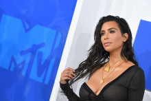 Kim Kardashian lors des MTV video music award, en 2016