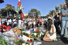 Un mémorial pour les victimes de l'attentat à Nice, le 16 juillet 2016