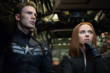 "Captain America : Le soldat de l'hiver", avec Chris Evans et Scarlett Johansson