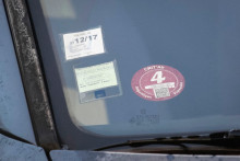 Une éco-vignette "CRIT'air" (Illustration).