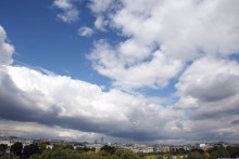 Un ciel nuageux (illustration)