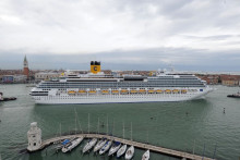 Un paquebot de Costa croisière (illustration)