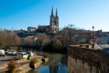 Une vue de la ville de Niort dans les Deux-Sèvres (illustration)