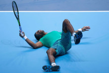 Gaël Monfils à Londres le 15 novembre 2016