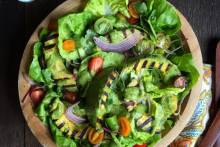 Une salade composée (illustration)