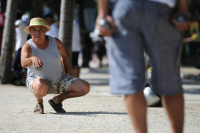 Le Mondial La Marseillaise à pétanque, au Parc Borély à Marseille en 2011.