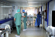 Des infirmiers dans un hôpital pendant la crise du coronavirus (Illustration).