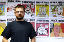 Stéphane Charbonnier, dit "Charb", 47 ans, directeur de la publication de "Charlie Hebdo", tué le 7 janvier 2015 par les frères Kouachi dans les locaux de l'hebdomadaire