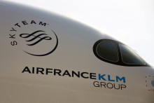 Un Airbus A350 du groupe Air France-KLM (illustration)