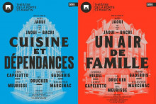 "Cuisine et dépendances" et "Un air de famille" du duo Jaoui-Baccri au Théâtre de la Porte Saint-Martin