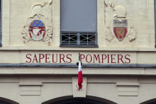 Une caserne de pompiers à Paris.