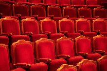 Une salle de théâtre vide pendant la crise sanitaire (illustration).
