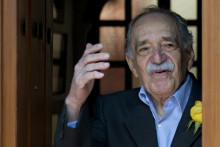 L'écrivain colombien Gabriel Garcia Marquez, le 6 mars 2014 dans sa maison de Mexico