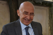 Le futur directeur général de l'UMP, Philippe Gustin, à Bucarest en octobre 2012 (Archives).