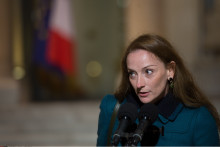 La française Florence Cassez à l'Élysée le 25 janvier 2013.