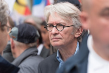 Le secrétaire général de FO, Jean-Claude Mailly, lors d'une manifestation contre la loi Travail le 26 juin 2016 à Paris.