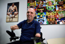 Philippe Croizon auteur du livre : "Pas de bras, pas de chocolat"