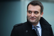 Florian Philippot, à Delle le 1er décembre 2015