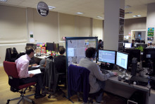 Des employés au sein d'une entreprise (illustration)