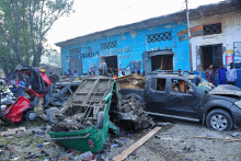Un double attentat à la voiture piégée a touché Mogadiscio le 28 octobre 2017