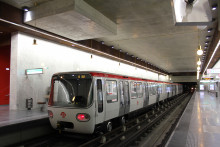 La station Gare d'Oullins sur la ligne B du métro de Lyon.