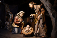 Une crèche de Noël (illustration).