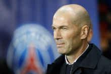 Zinédine Zidane au Parc des Princes le 18 décembre 2019