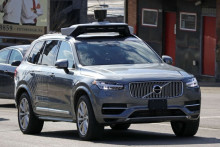 Une voiture autonome Uber dans les rues de Pittsburgh, en mars 2017 (illustration)