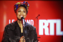 Imany en concert dans le "Grand Studio RTL"