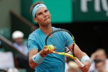 Rafael Nadal à Roland-Garros le 28 mai 2018
