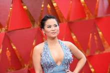 L'actrice Kelly Marie Tran lors de la cérémonie des Oscars, le 4 mars 2018 à Hollywood.