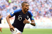 Kylian Mbappé, auteur d'un doublé avec les Bleus, le 30 juin à Kazan