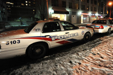 Une voiture de police à Toronto, au Canada (Illustration)