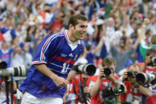 Zinédine Zidane le 12 juillet 1998 au Stade de France