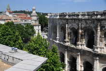 Les arènes de Nîmes (illustration)