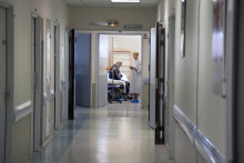 Couloir d'hôpital (illustration).