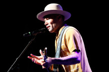 Ben Harper, lors d'un concert à Washington en juin 2018
